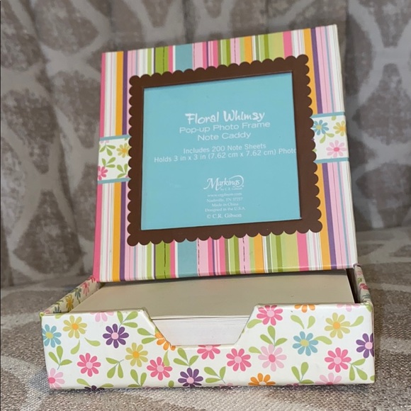 Markings Pop-Up Photo Frame Note Caddy - Picture 3 of 5